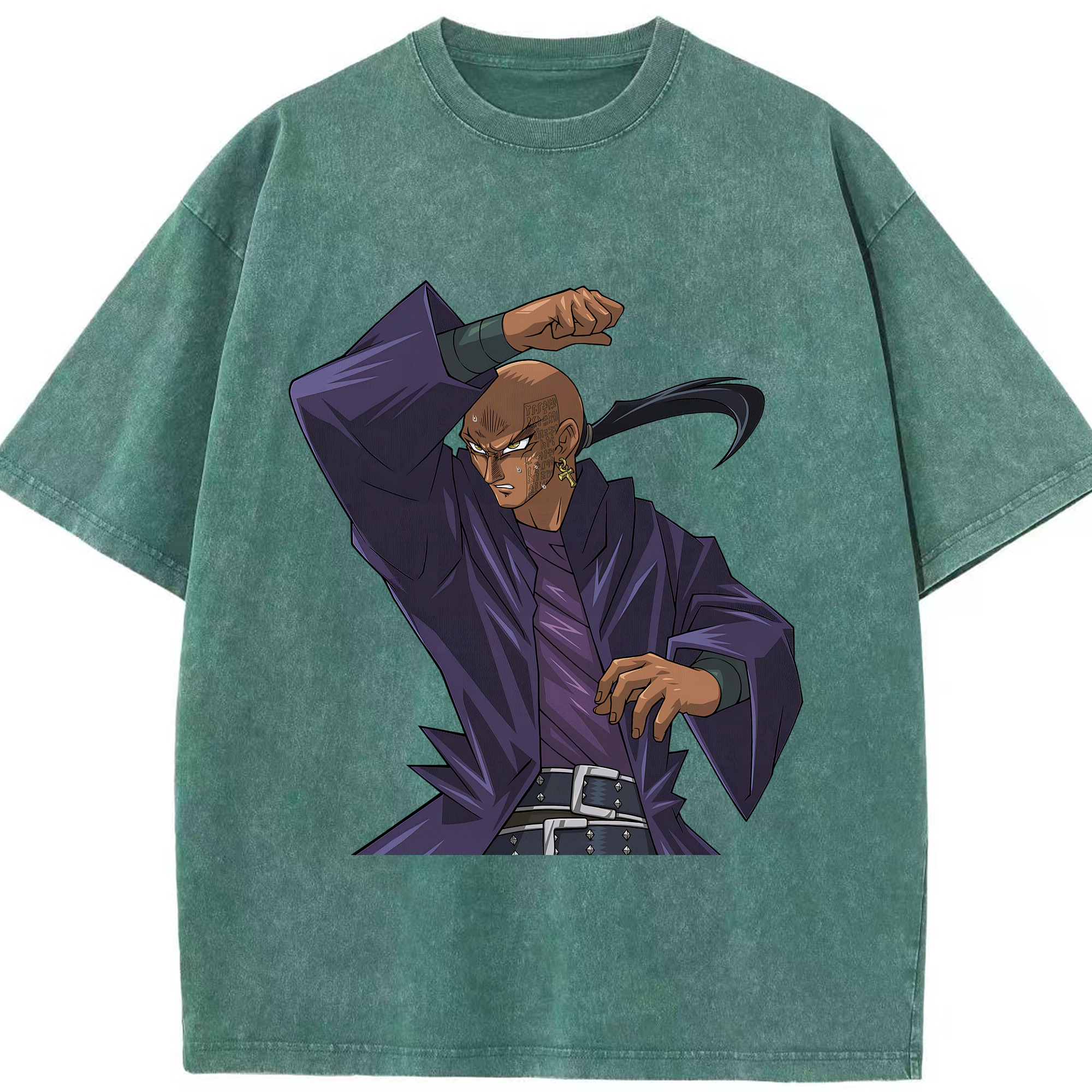 （画像用） 遊☆戯☆王 Yu-Gi-Oh! 綿100% ヴィンテージ風 半袖Tシャツ（フロントプリント）